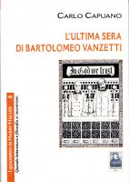 L'ultima sera di Bartolomeo Vanzetti