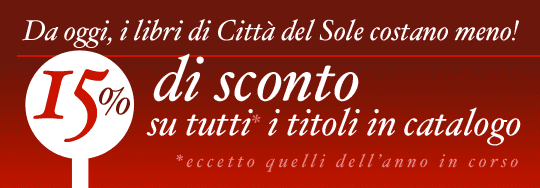 Sconto del 15% su tutti i titoli in catalogo a eccezione di quelli usciti nel 2020